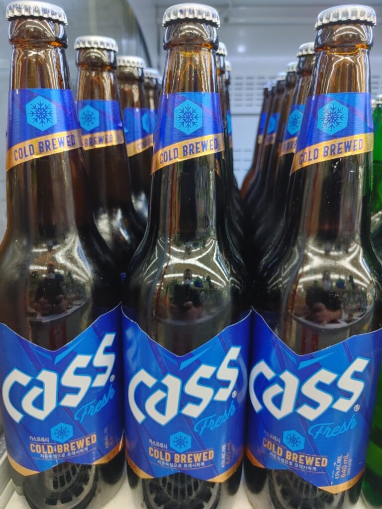 Cass Beer Korean