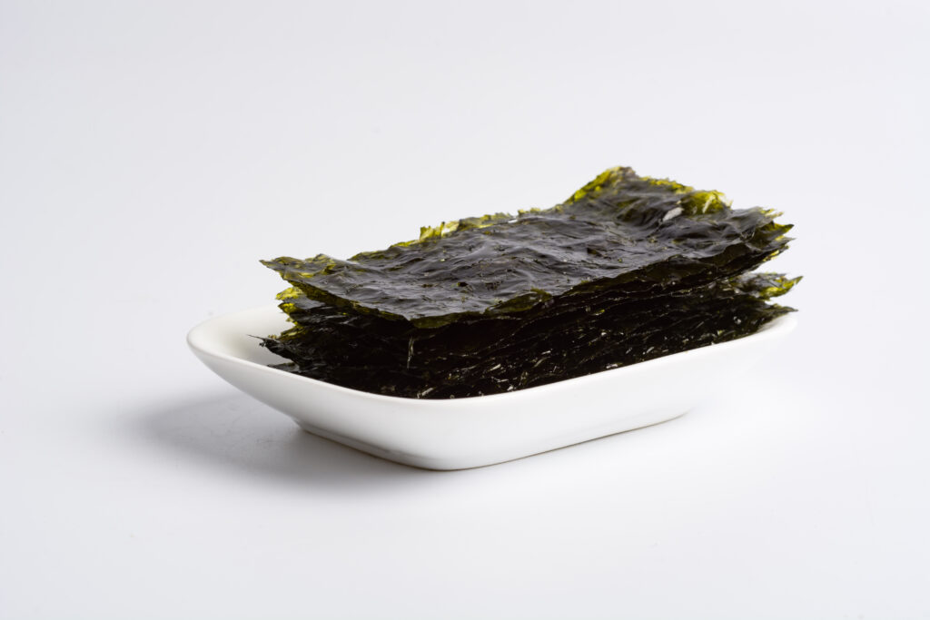 Korean seaweed snack. Nori, Gim