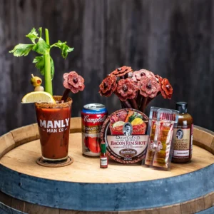 The perfect gift for the man who appreciates a refined and flavorful brunch cocktail. This kit brings together premium ingredients and an eye-catching garnish to create a truly unforgettable Bloody Mary experience.
