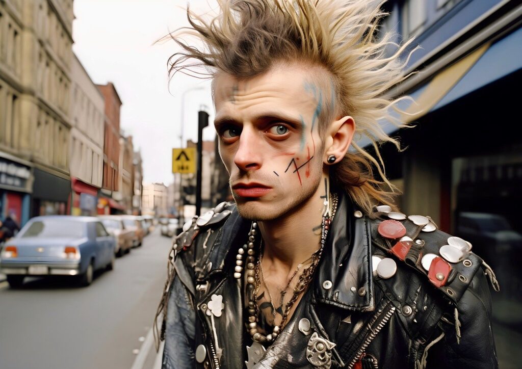 1980's punk rocker