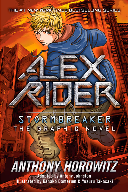 Stormbreaker: The Graphic Novel (Graphic Novel)
Written by Anthony Horowitz & illustrated by Kanako Damerum and Yuzuru Takasaki