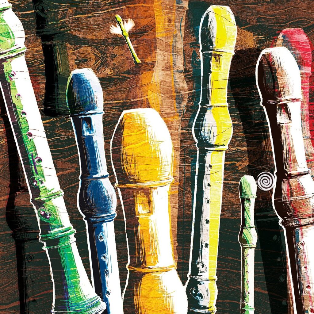 a bunch of recorders