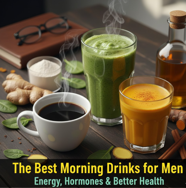 Best morning drinks for men that boost energy and testosterone