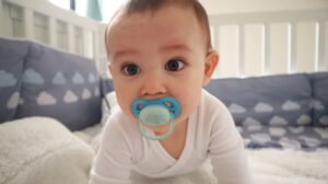 baby and pacifier