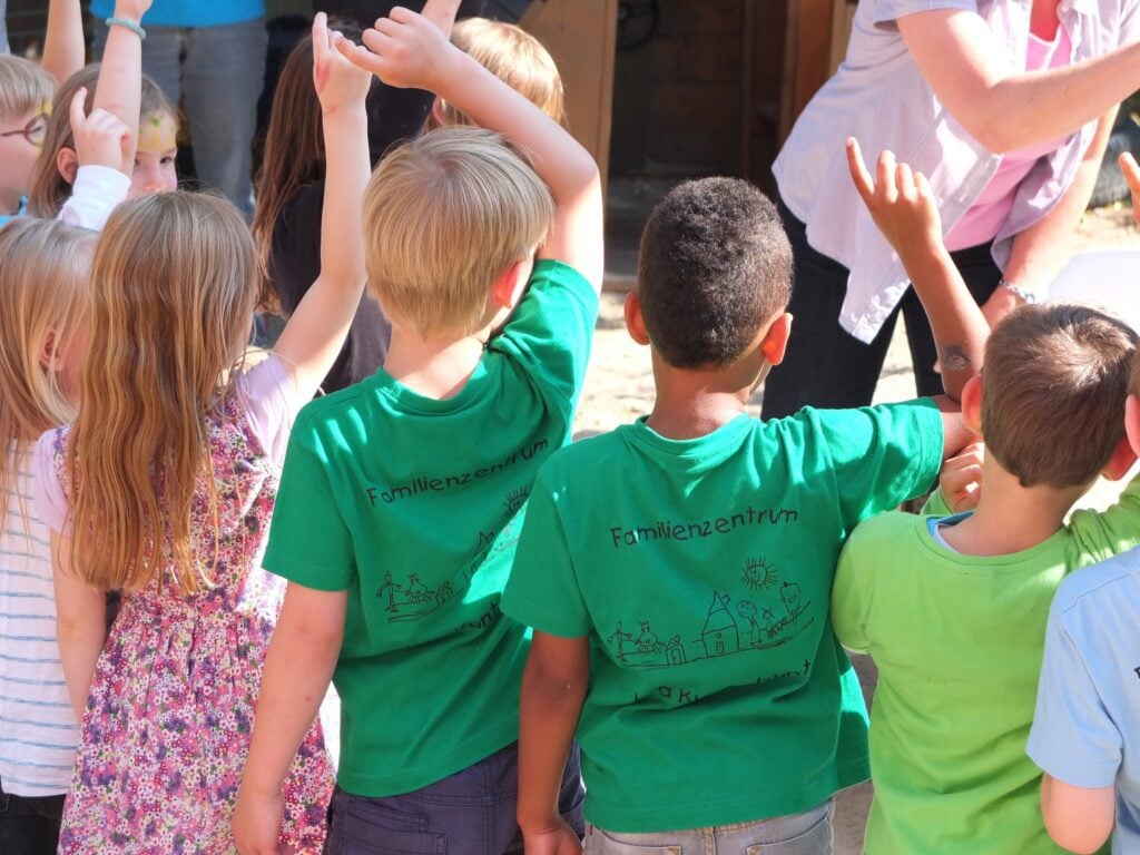 Young kids at daycare